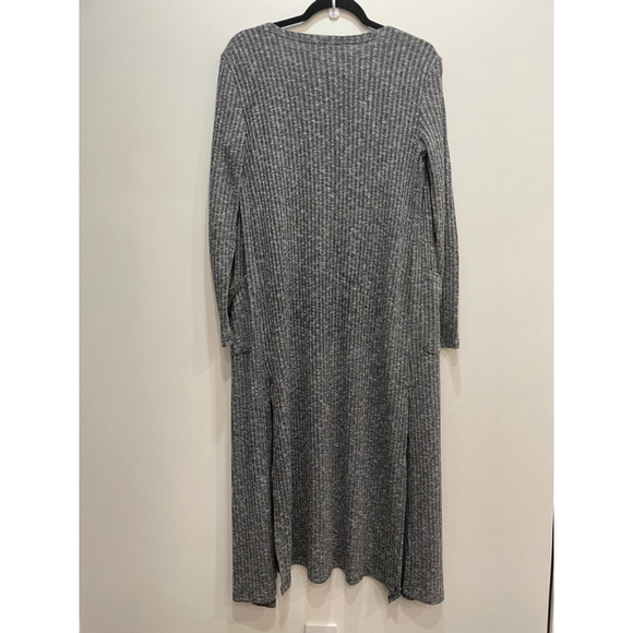 The Fifth Label Long Open Cardigan Ribbed Duster Maxi Oversized Relaxed Women XS - Picture 6 of 8